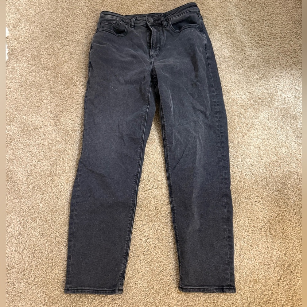 American Eagle Outfitters Charcoal Mom Jeans